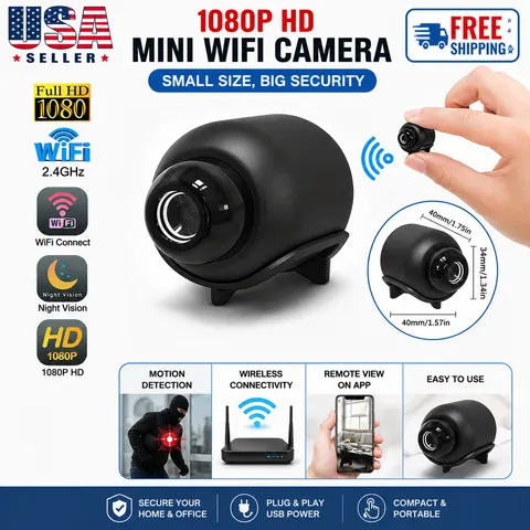 New X5 Mini Camera 1080P Clear Night Vision Lightweight Portable Premium Cams Mo