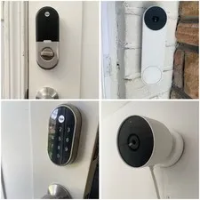 Bundle Of 2x NestXYale Smart Locks, 2x Nest Cam, 1 Google Nest Doorbell