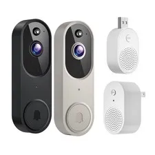 2025 Video Doorbell 1080p HD Camera WI-FI Night Vision Motion Detection Wireless