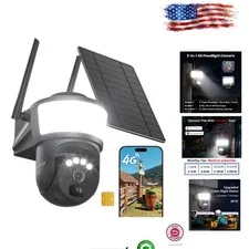 Ultimate Wireless Outdoor Security Camera - 365 Days Power &  Weatherproof