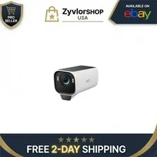 eufyCam S3 Pro Add-On Camera 4K Solar Outdoor AI Face Recognition