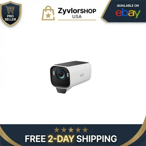 eufyCam S3 Pro Add-On Camera 4K Solar Outdoor AI Face Recognition