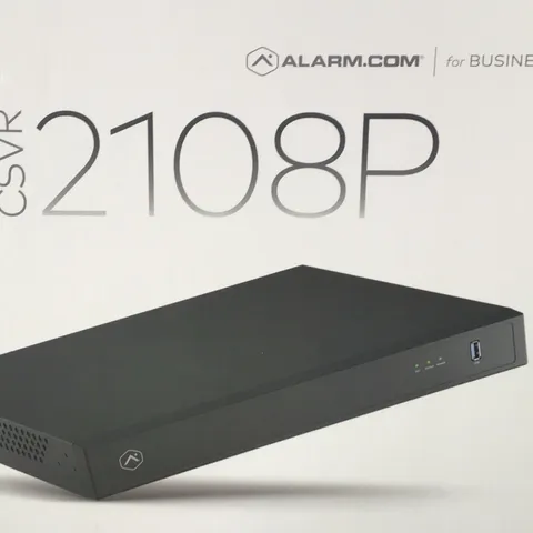 Alarm.com CSVR2108P 16-Channel Video Recorder 8 Port PoE USB 3.0 HDMI 4K VGA HD