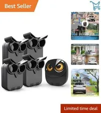 Wireless Driveway Alarm Weatherproof Motion Detector Security System 1/2 Mile