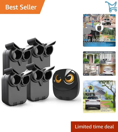 Wireless Driveway Alarm Weatherproof Motion Detector Security System 1/2 Mile