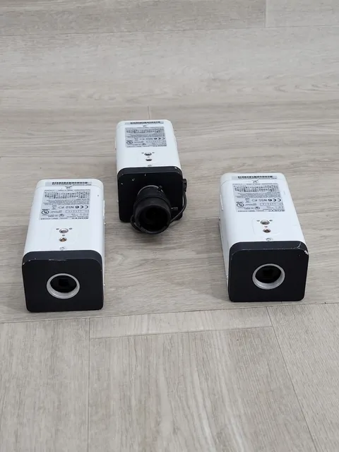Lot of 3 Sony SNC-CH140 Network Security Cameras AS IS Untested
