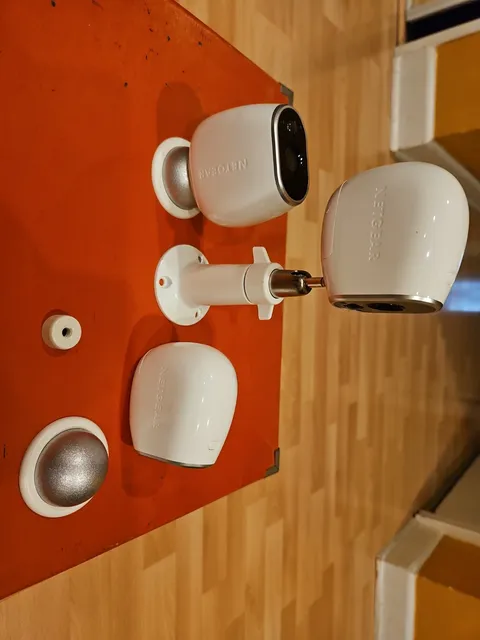 Set of 3 Arlo NETGEAR VMC3030 Wireless Security Camera w/Mounts | NO Batteries