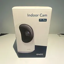 GNCC Indoor Cam P1 Pro 2K Wi-Fi IP Camera Night Vision 2-Way Alexa White