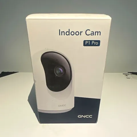 GNCC Indoor Cam P1 Pro 2K Wi-Fi IP Camera Night Vision 2-Way Alexa White
