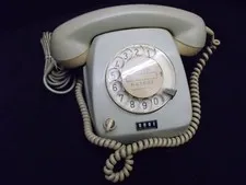 Post FeTAp 611-1, Vintage Telephone, With Meter, Gray. #IK-453-01