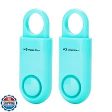 2 Pack Personal Safety Alarm 130db User-Replaceable Battery SOS E