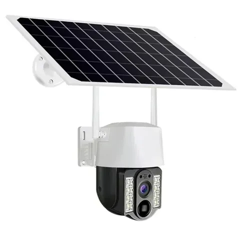 Solar Security Cam – PIR Detect, Color Night Vision, WiFi/4G