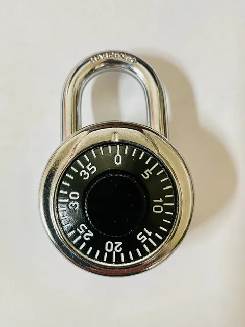 General Security Combination Padlock Black - 48mm - Opened But Never Used