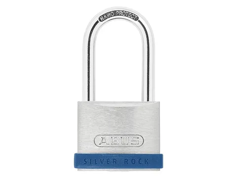 ABUS Mechanical 40mm Silver Rock™ 5 Padlock Long Shackle 40mm Keyed Alike ABUKA