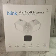 Blink Wired Floodlight Camera – Smart Outdoor Security Camera, 2600 lumens Alexa