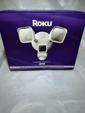 Roku Wired Floodlight Camera 1080p HD Outdoor Security Camera - Open Box
