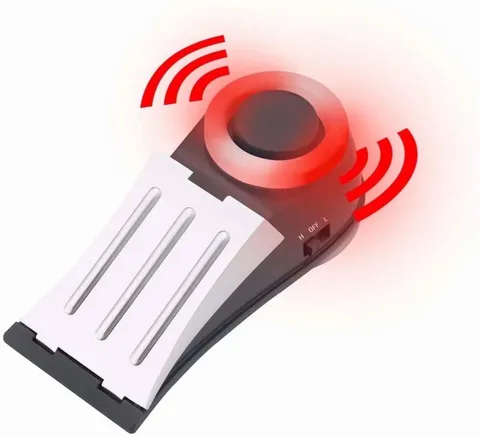 Door Stopper Security Alarm,Upgraded Portable 120 Loud Entrance Alert Door Stop