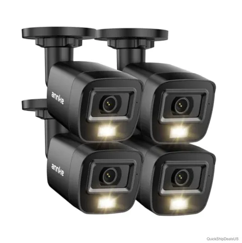Security Camera 4 Pack 1080P TVI Outdoor Indoor IP66 Night Vision 100ft BNC