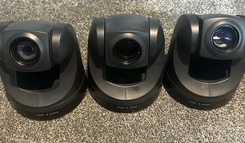 Lot of 3 - Sony EVI-D70 Color Video Camera
