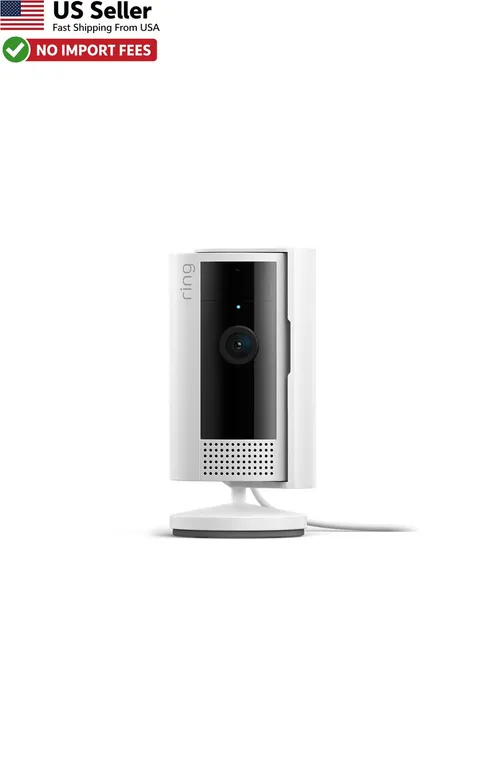 Ring Indoor Cam Home Security 1080p HD Video Camera White Device FROM USA