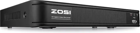H.265+ 8 Channel 5MP Lite 1080P CCTV DVR Recorder without HDD, Hybrid Capability