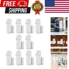 Personal Security Window & Door Alarm Bell | Wireless Sensor Door Window Burg...