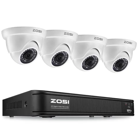 ZOSI DVR 1080p Waterproof Security Camera System CCTV Outdoor IR Night Vision
