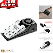 Compact and Lightweight Door Stop Alarm for Home Safety & Travel Convenience