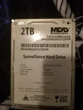 MaxDigitalData Surveillance Hard Drive -Sata/32MB Cache MD2000GSA3272DVR