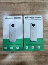 Lot Of 2 Blink - Video Doorbell - Head-to-toe HD view White