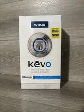 WEISER Kevo Bluetooth Touch Open Lock Smart Deadbolt Satin Silver 9GED15000-802