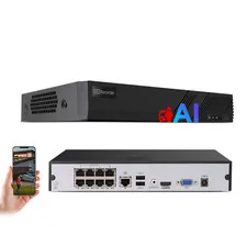 Anpviz 8CH 8MP NVR POE AI Security IP Network Video Recorder 24/7 Recording
