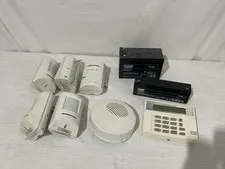 Wired Anti-Theft Lot: 6 PIR Sensors + Keyboard + Siren + 2 12V Batteries