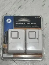 GE Personal Security 2 Pack 120dB Window Or Door Alarm Set 45115 NEW