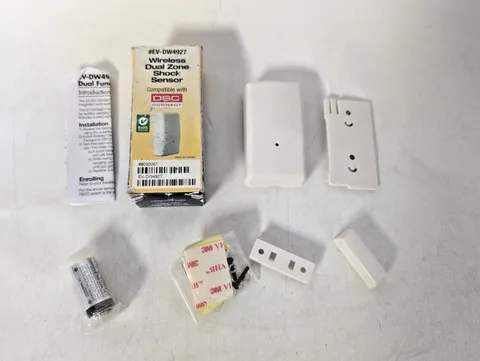 DSC Wireless Shock Sensor #EV-DW4927 White
