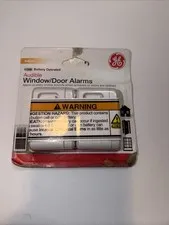 GE Indoor Security Audible Window/Door Alarms 2-Pack Sensor NEW