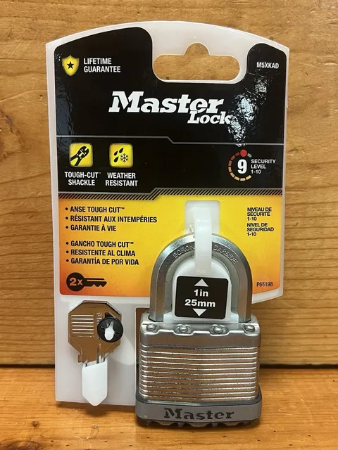 Master Lock Magnum M5XKAD Stainless Steel 9 Resistance 