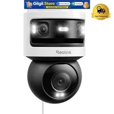 24/7 WiFi 6 Security Camera - 10MP Panoramic & 4K Pan-Tilt for Ultimate Coverage