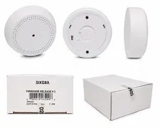 ADT SIXGBA Wireless Glass Break Detector Alarm Sensor White Home Security