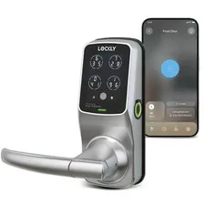 Lockly Secure Plus Latch Edition smart lock with advanced 3D fingerprint