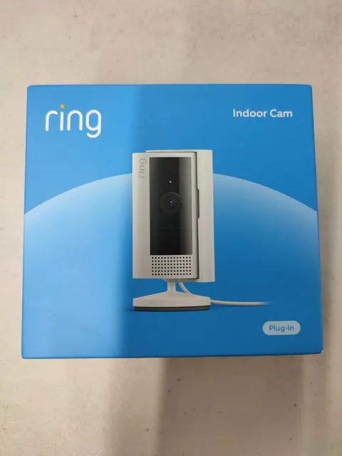Ring Indoor Cam 2nd Gen Plug-In 1080p HD WiFi Security Camera White Ships Free