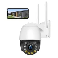 Security Camera Outdoor Wired with Night Vision Color