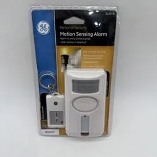 GE Personal Security Motion Sensing Alarm #51207 20ft. Range -- NEW