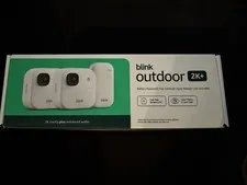 Blink Outdoor 4 2-Camera System 2K Wireless Security Cameras w/ Sync Module