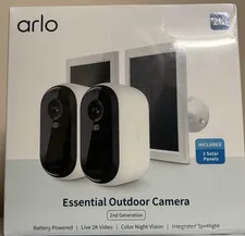 Arlo VMK3250-1SCNAS Essential 2-Camera Outdoor Wireless 2K Security Camera 2nd..
