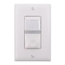 WATTSTOPPER RS-150BA-N-W-CS VACANCY SENSOR WALL SWITCH, 120V 600W, WHITE