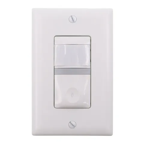 WATTSTOPPER RS-150BA-N-W-CS VACANCY SENSOR WALL SWITCH, 120V 600W, WHITE