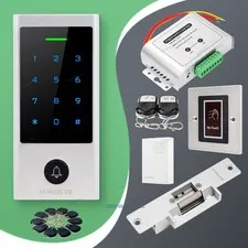 HOMSECUR White APP WIFI Password Access Control Set With NC Strike Lock