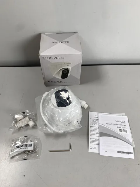 MSTR Illumivue 4MP IP Turret Camera with Nightcolor  IP4T-NC - White