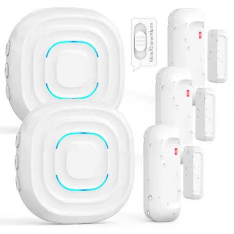 Door Chime When Door Opens,Door Entry Continuous Alarm Mode for Business/Home...